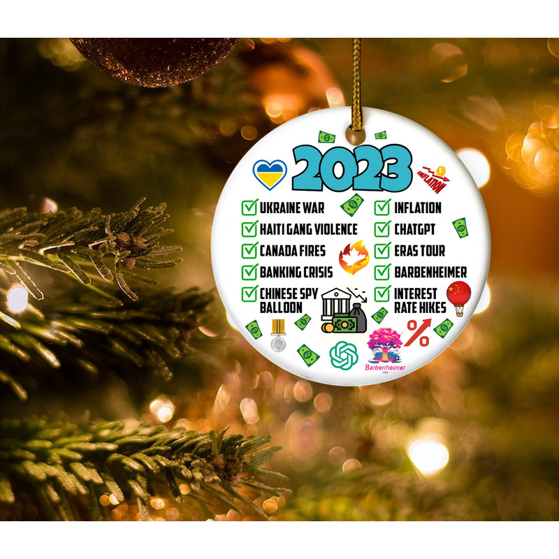 2023 Year in Review Ornament,Christmas Ornament,Memories Ornament,Year to Remember Christmas Decor,2023 Keepsake,Christmas Gifts E1MS23 - 3.jpg