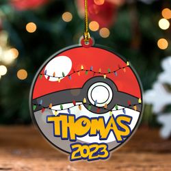 anime ornament,  personalized christmas ornaments