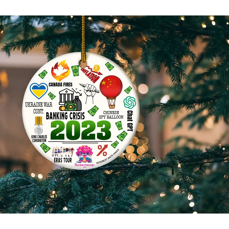 2023 Christmas Ornament,A Year in Review Ornament Keepsake,Funny Christmas Decoration,Housewarming Gift,Wholesale Christmas Tree E1MS30 - 3.jpg