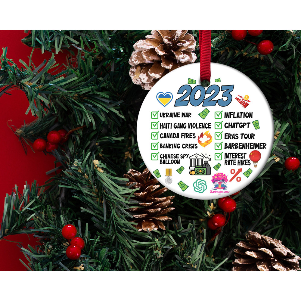 2023 Annual Event Christmas Ornament,Funny Christmas Tree Hanging Ornament,A Year to Remember 2023 Decor HAPY17 - 2.jpg