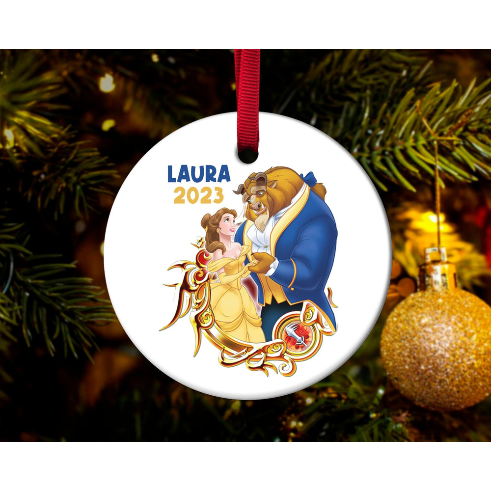 Beauty and the beast ornament,Disney couple ornament,Belle ornament,Beast ornament,Princess ornament,Disney ornament, H-28122247 - 1.jpg