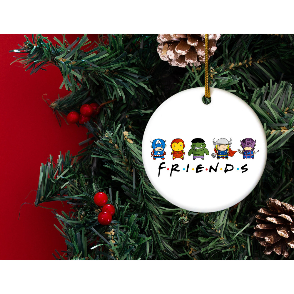 Avengers Friends Christmas Ornament,Funny Superhero Ornament Christmas,Marvel Avenger Ornament,Xmas Disney Gift,Gift For Kids, H-03122205 - 2.jpg