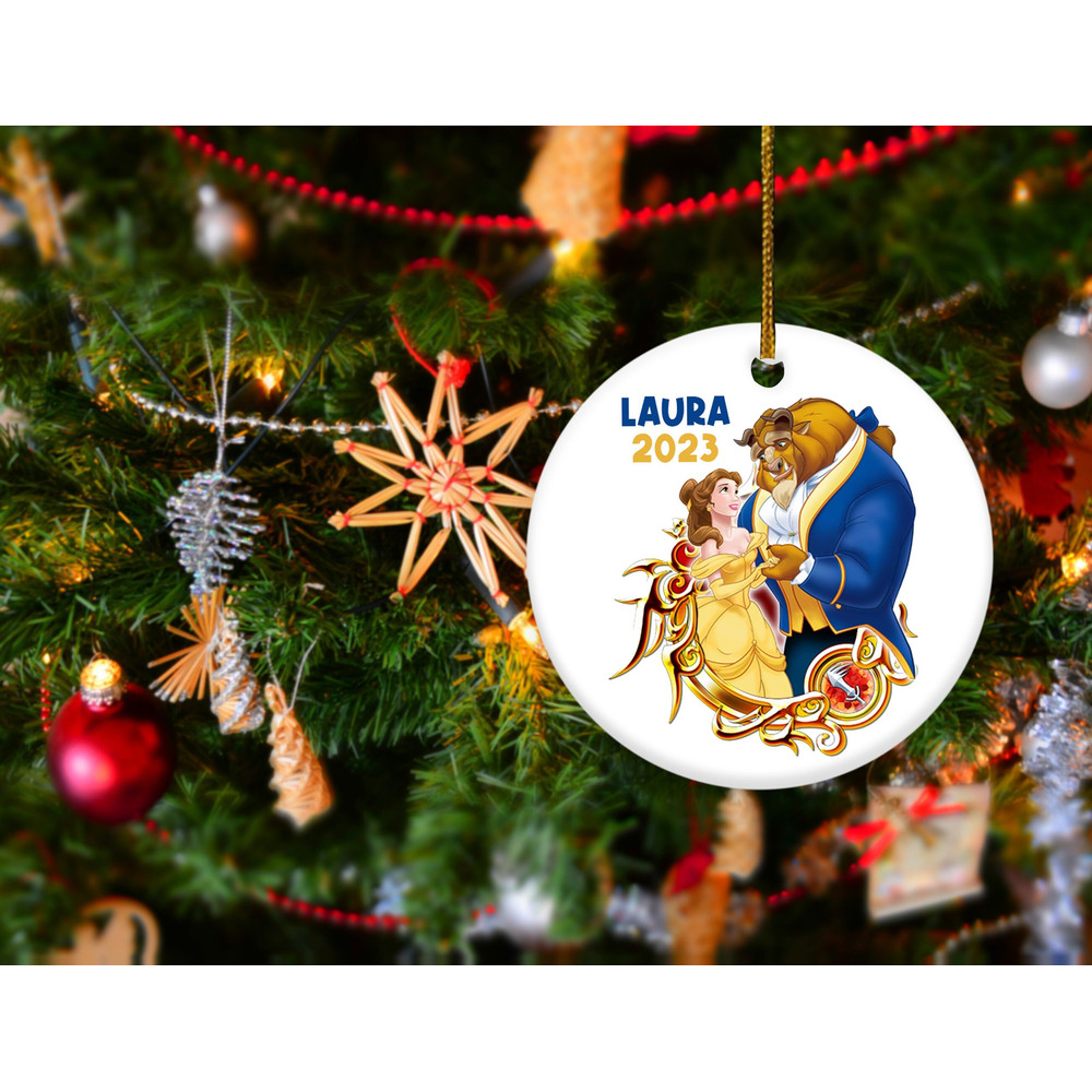 Beauty and the beast ornament,Disney couple ornament,Belle ornament,Beast ornament,Princess ornament,Disney ornament, H-28122247 - 2.jpg