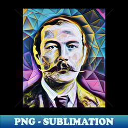 arthur conan doyle portrait arthur conan doyle artwork 2 - special edition sublimation png file - create with confidence