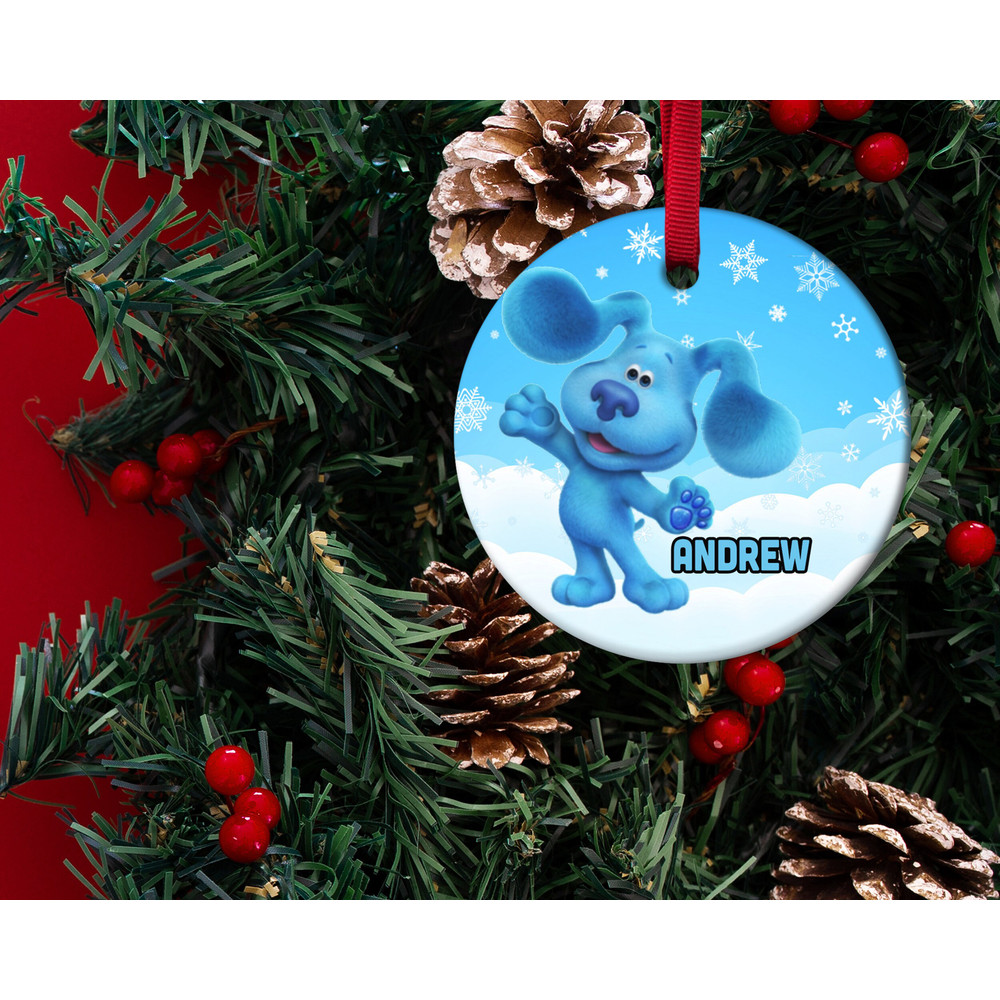 Blues Clues Ornament,Personalized Blue Clues Ornament,2023 Personalized Family Ornament,Kid Ornaments,  HAP308 - 2.jpg