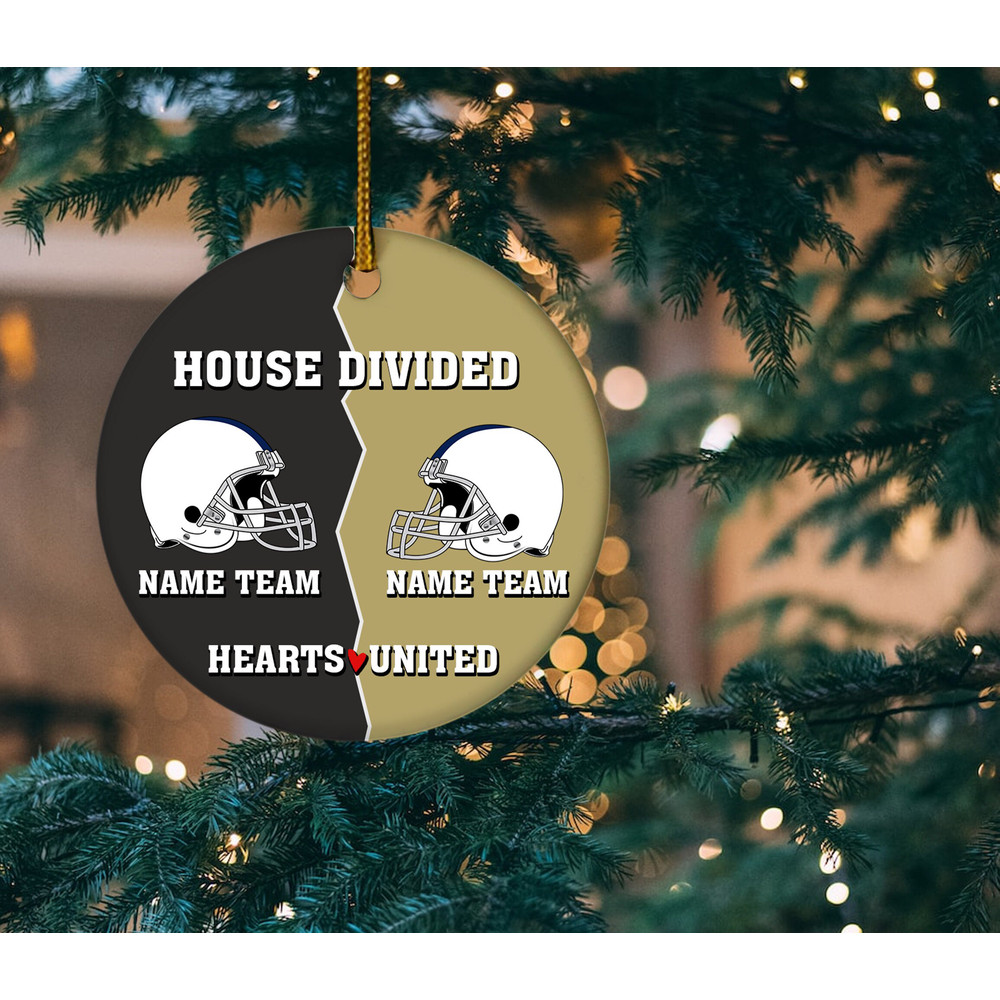 Custom House Divided Ornament, House Divided Baseball, Basketball Team Ornament, American Football Christmas Ornament E1MO21 - 3.jpg
