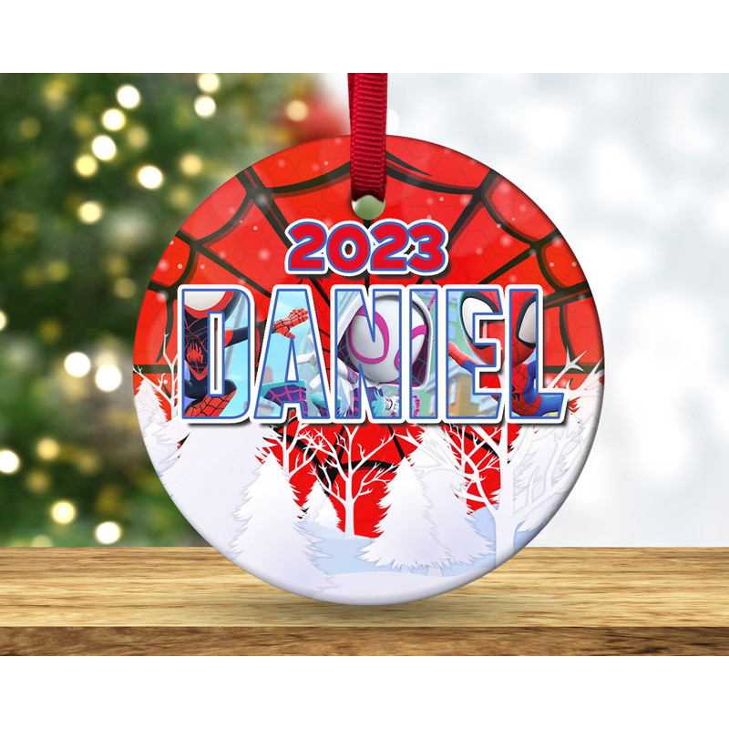 Custom Name Spidey And His Amazing Friends Ornaments,Spidey Christmas Ornament,Marvel Christmas Ornament,Avengers Ornaments HAP320 - 3.jpg