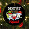 Dentist Christmas Ornament, Dental School Gift, Dental Christmas Ornament, Tooth Christmas Ornament, Dental Student Gift E1NG30 - 2.jpg