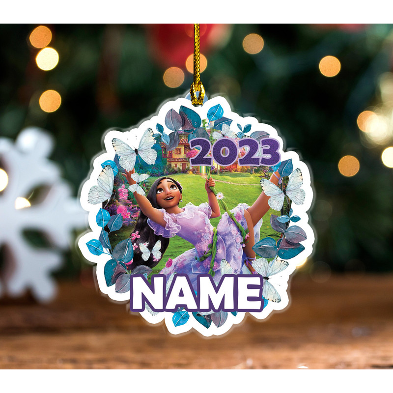 Encanto Isabela Cutout OrnamentChristmas OrnamentEncanto Christmas OrnamentCustomized Encanto OrnamentOrnament Personalized 2023 OFXU08 - 1.jpg