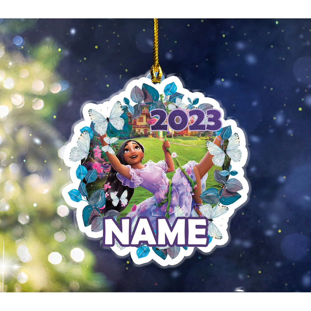 Encanto Isabela Cutout OrnamentChristmas OrnamentEncanto Christmas OrnamentCustomized Encanto OrnamentOrnament Personalized 2023 OFXU08 - 2.jpg