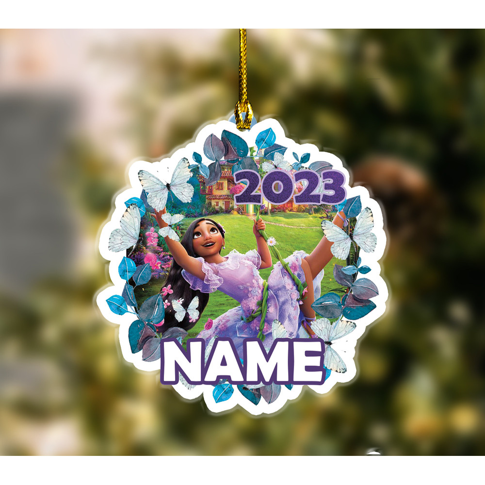 Encanto Isabela Cutout OrnamentChristmas OrnamentEncanto Christmas OrnamentCustomized Encanto OrnamentOrnament Personalized 2023 OFXU08 - 3.jpg