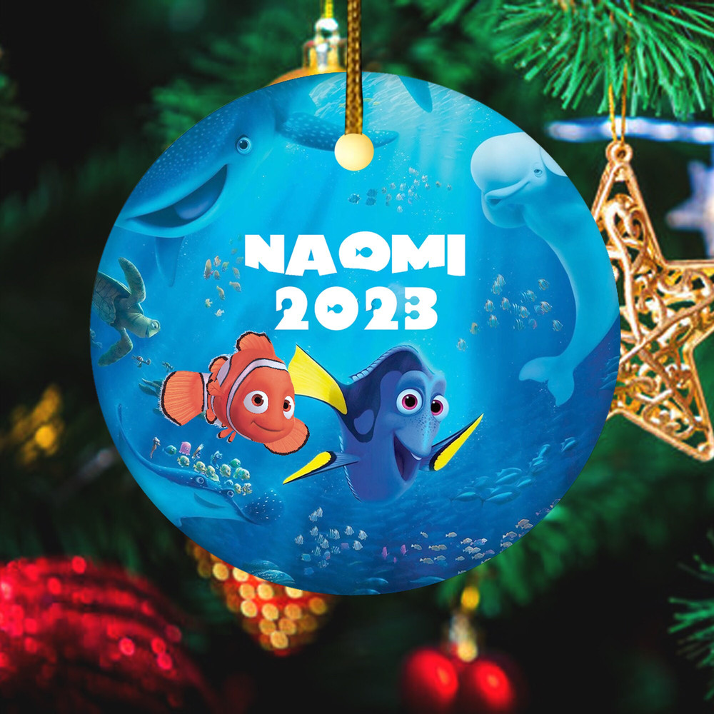Finding Nemo christmas ornament-Disney Nemo Ornament-Finding Dori Personalized Christmas ornament-Nemo ornament-Dori ornament KBSU02 - 1.jpg