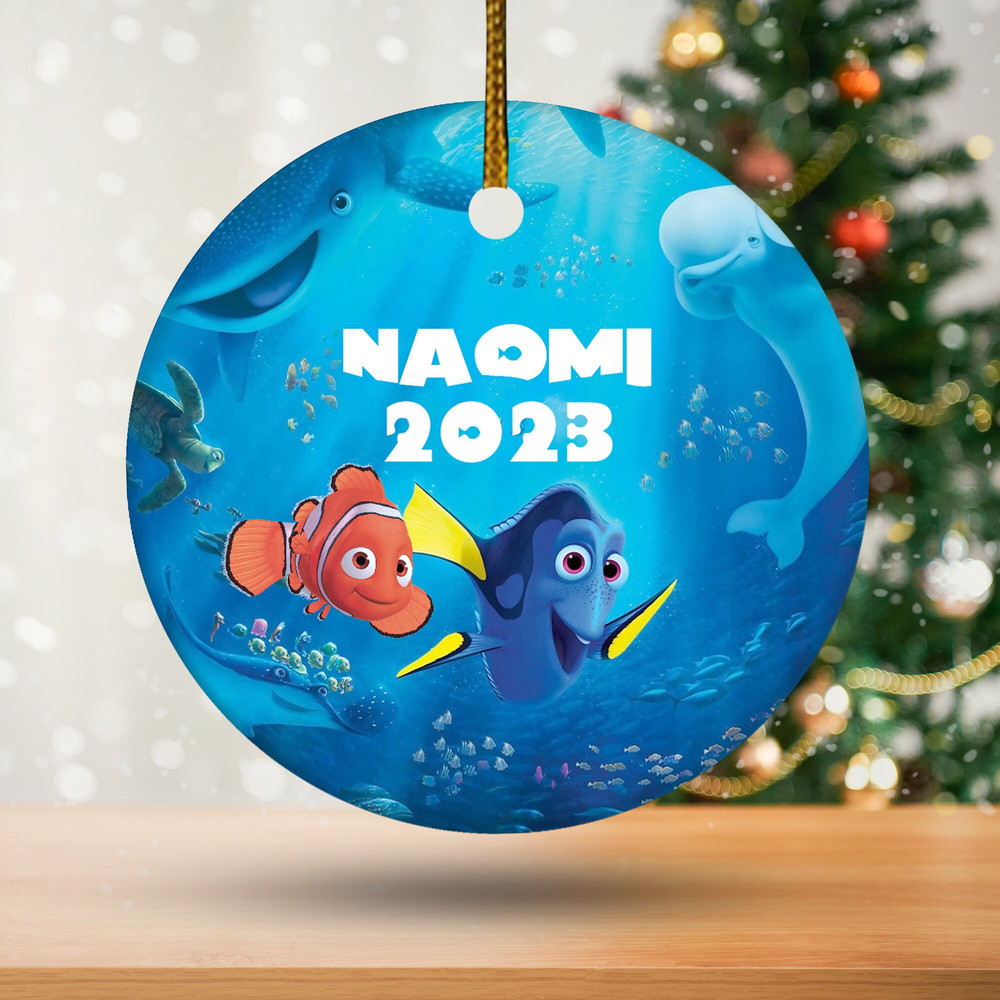Finding Nemo christmas ornament-Disney Nemo Ornament-Finding Dori Personalized Christmas ornament-Nemo ornament-Dori ornament KBSU02 - 2.jpg