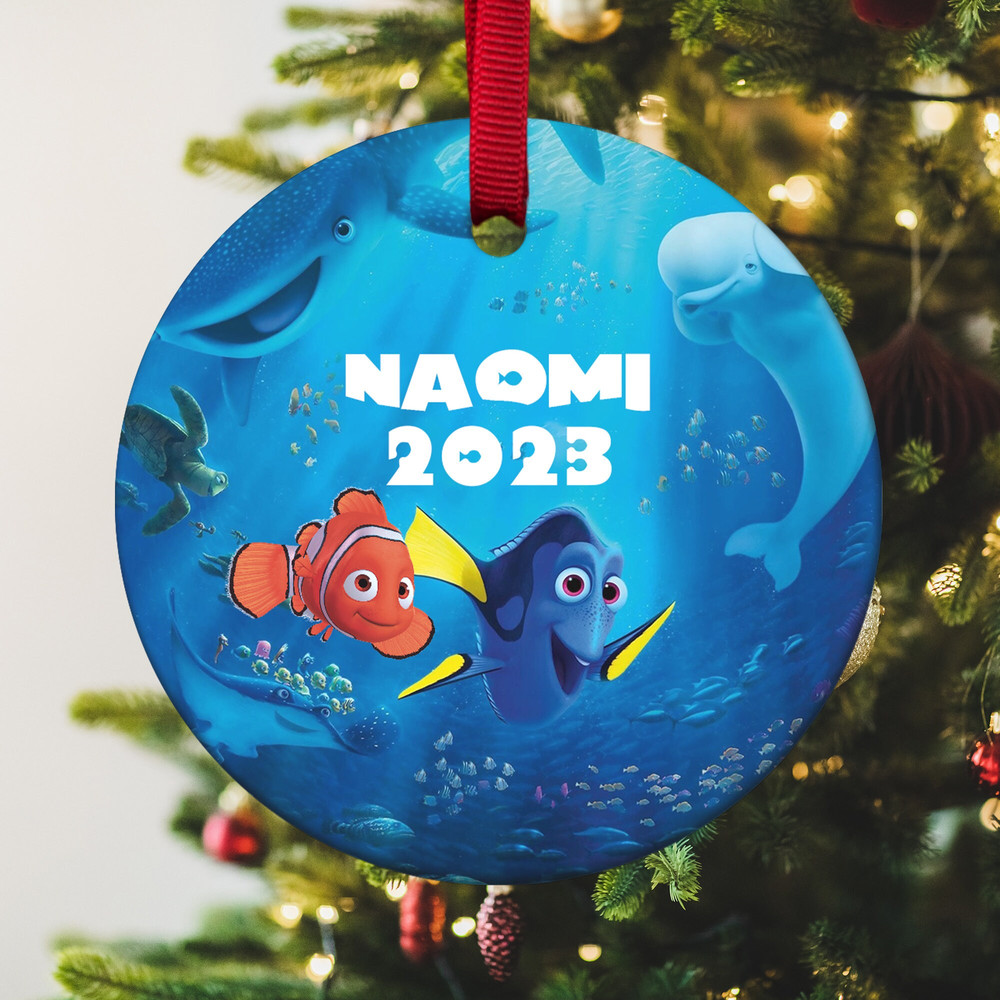 Finding Nemo christmas ornament-Disney Nemo Ornament-Finding Dori Personalized Christmas ornament-Nemo ornament-Dori ornament KBSU02 - 3.jpg