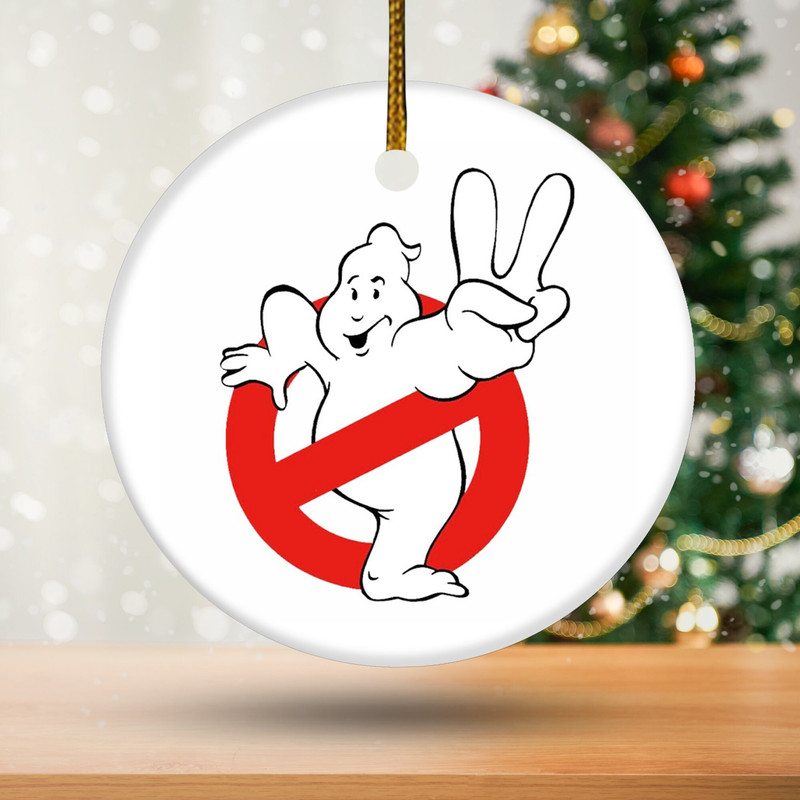 Ghostbusters Christmas ornament Ghostbusters movie logo inspired ornament, Ghostbusters gift, Ghostbusters movie decor, Ghostbusters  KBSW27 - 2.jpg