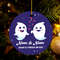 Halloween Ornament,Funny Halloween Ornament for Couples,Personalized Ghost Halloween Ornament,Halloween Couple Gift, HAPS16 - 2.jpg