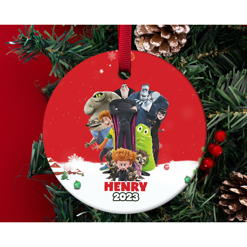 Hotel Transylvania Ornament,Hotel Transylvania Christmas Ornament,2023 Christmas Ornament,Kids Ornament,Personalized Ornament HAQW05 - 1.jpg