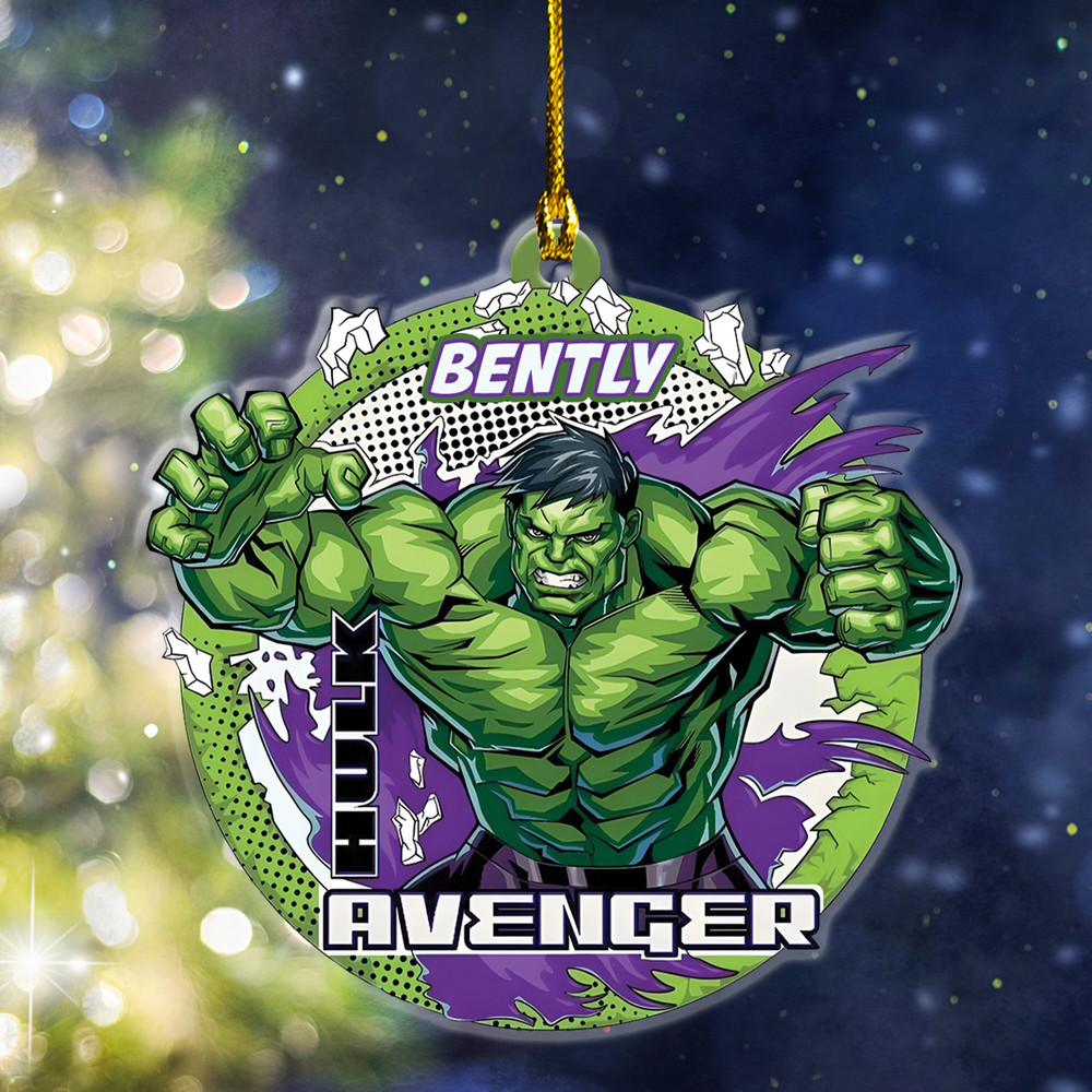 Hulk OrnamentHulk Customized OrnamentOrnament Personalized 2023Personalized Hulk Christmas OrnamentChristmas Gifts OFXY28 - 1.jpg