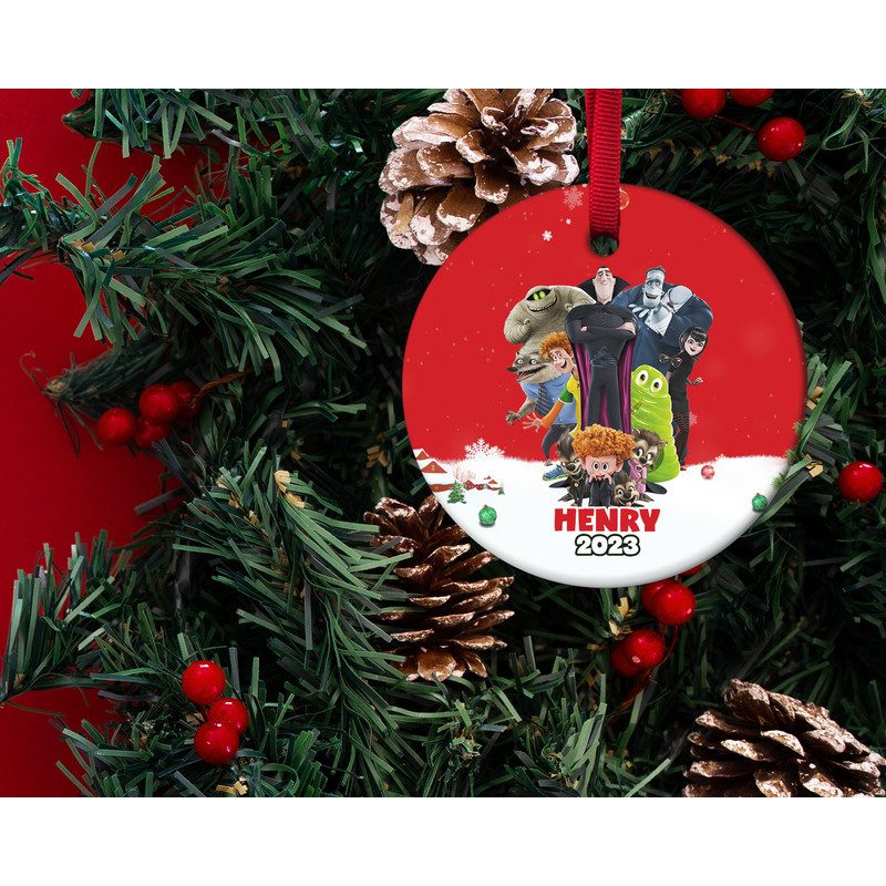 Hotel Transylvania Ornament,Hotel Transylvania Christmas Ornament,2023 Christmas Ornament,Kids Ornament,Personalized Ornament HAQW05 - 2.jpg