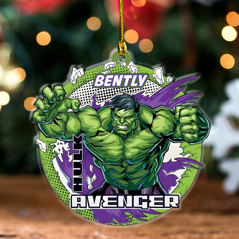 Hulk OrnamentHulk Customized OrnamentOrnament Personalized 2023Personalized Hulk Christmas OrnamentChristmas Gifts OFXY28 - 2.jpg