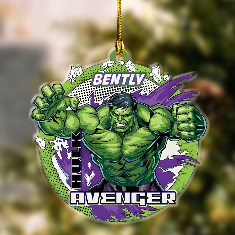Hulk OrnamentHulk Customized OrnamentOrnament Personalized 2023Personalized Hulk Christmas OrnamentChristmas Gifts OFXY28 - 3.jpg