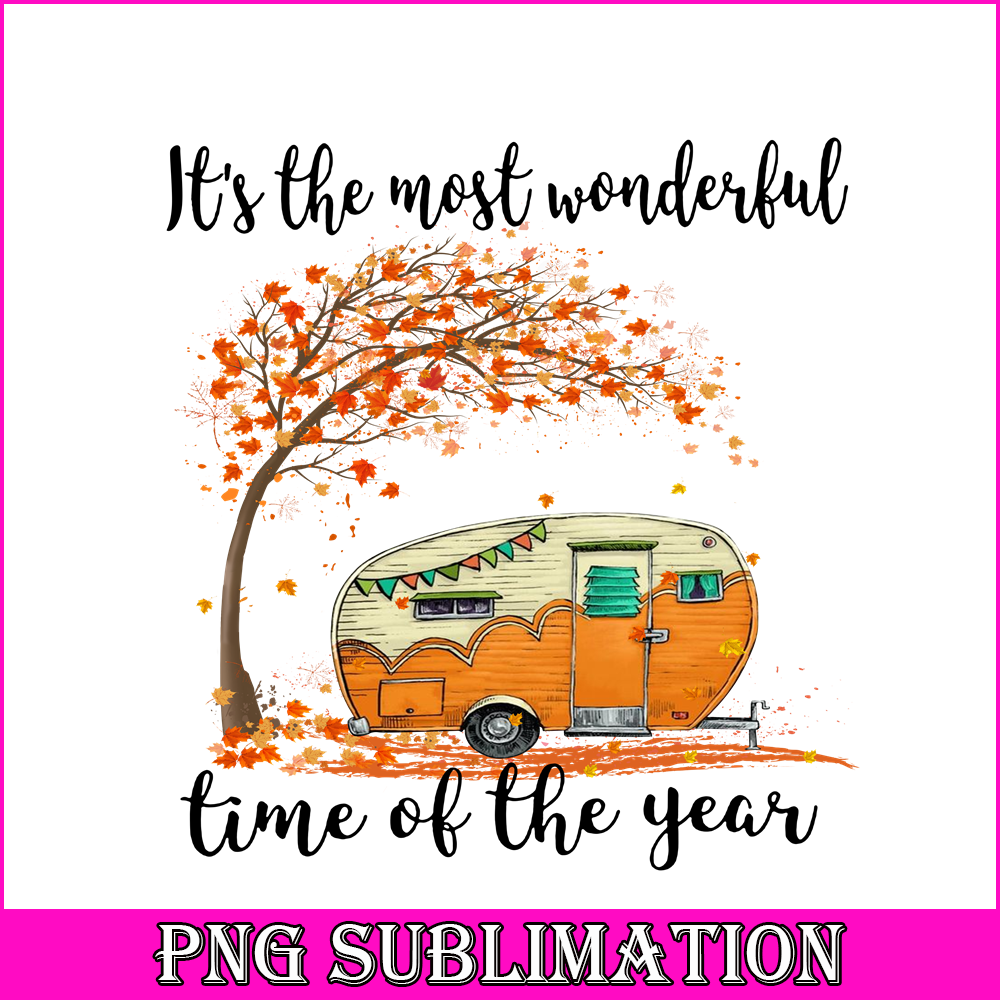 CAMP07112379-IT'S THE MOST WONDERFUL TIME PNG Camping Under the Tree PNG Camping Loving PNG.png
