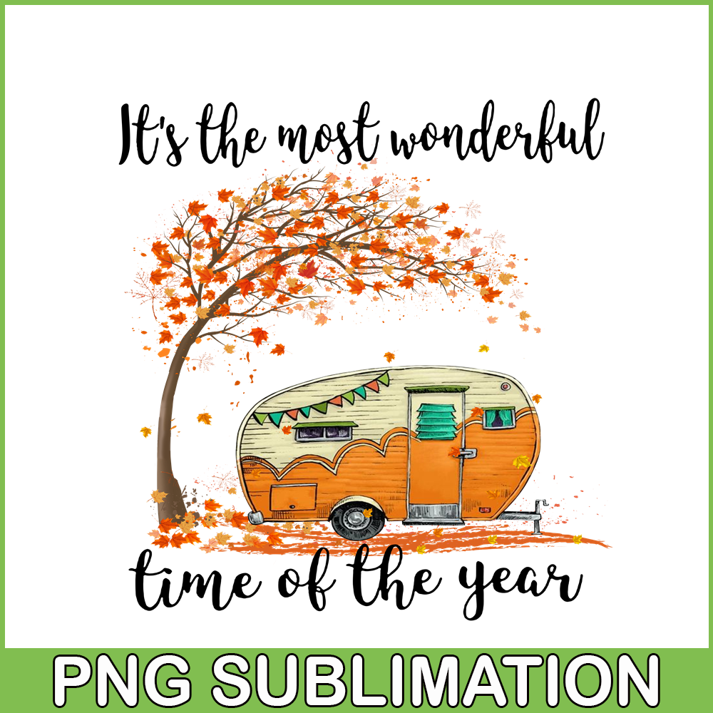CAMP07112379-IT'S THE MOST WONDERFUL TIME PNG Camping Under the Tree PNG Camping Loving PNG.png