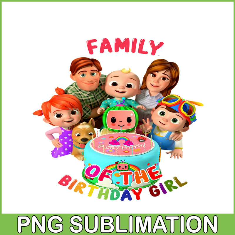 CCB23112308-Family Of The Birthday Girl PNG Cocomelon Birthday Girl PNG Cocomelon Birthday PNG.png