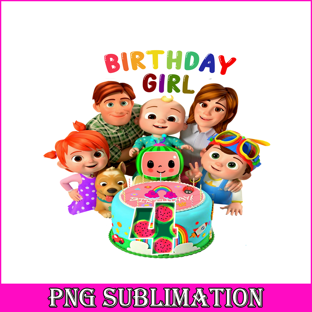 CCB23112313-4th Birthday Girl PNG Cocomelon Birthday Girl PNG Cocomelon Party PNG.png