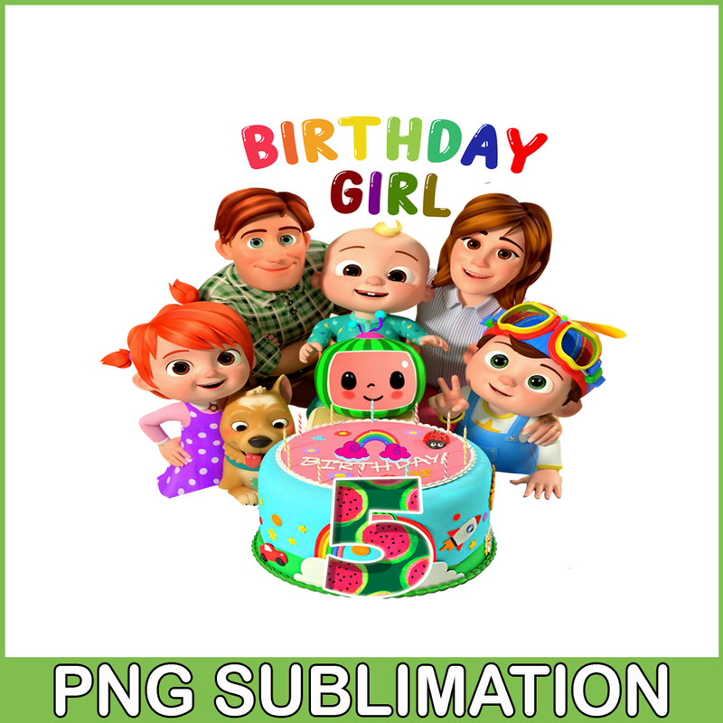 CCB23112314-5th Birthday Girl PNG Cocomelon Birthday Girl PNG Cocomelon Family PNG.png