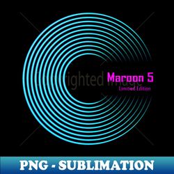 Limitied Edition Maroon 5 - Elegant Sublimation PNG Download - Perfect for Creative Projects