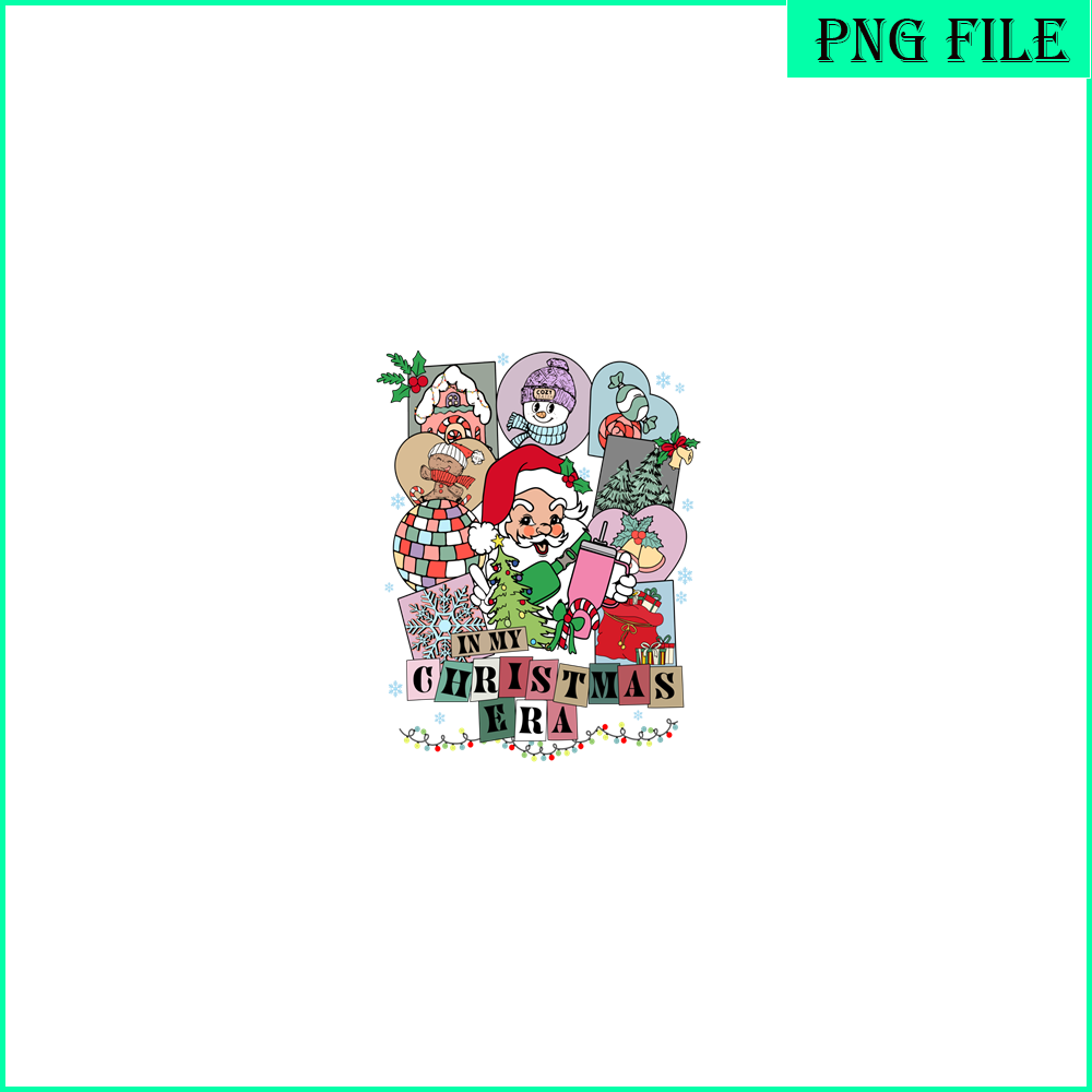 TLS13112305-In My Christmas Era PNG, Merry Swiftmas PNG, Santa Claus PNG.png