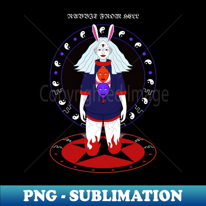 Rabbit from hell Fictional - Trendy Sublimation Digital Down | Inspire ...