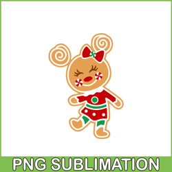 minnie mouse gingerbread svg