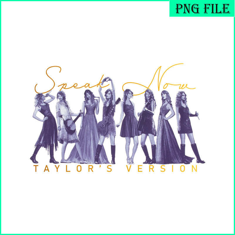 TLS13112345-Speak Now Songs PNG, Taylor Version PNG, Purple Albums PNG.png