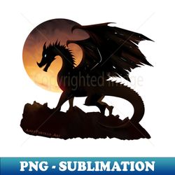 Eclipse Dragon - Artistic Sublimation Digital File - Transform Your Sublimation Creations
