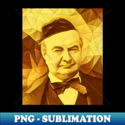 charles augustin sainte-beuve golden portrait charles augustin sainte-beuve artwork 9 - retro png sublimation digital download - transform your sublimation creations