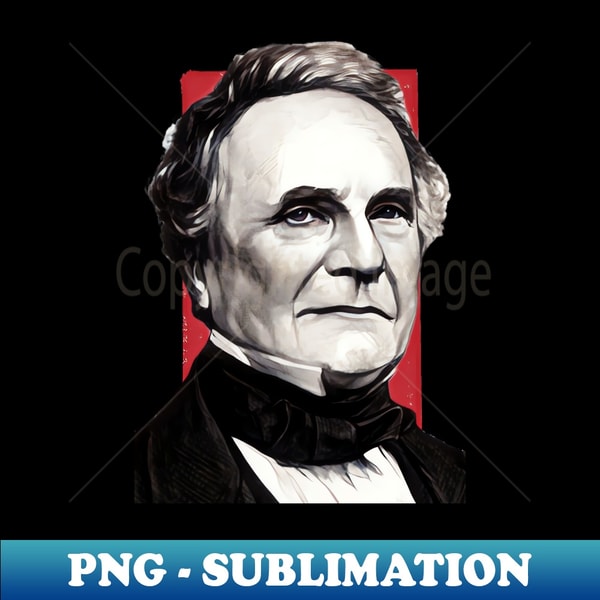 English Polymath Charles Babbage illustration - High-Resolut | Inspire ...