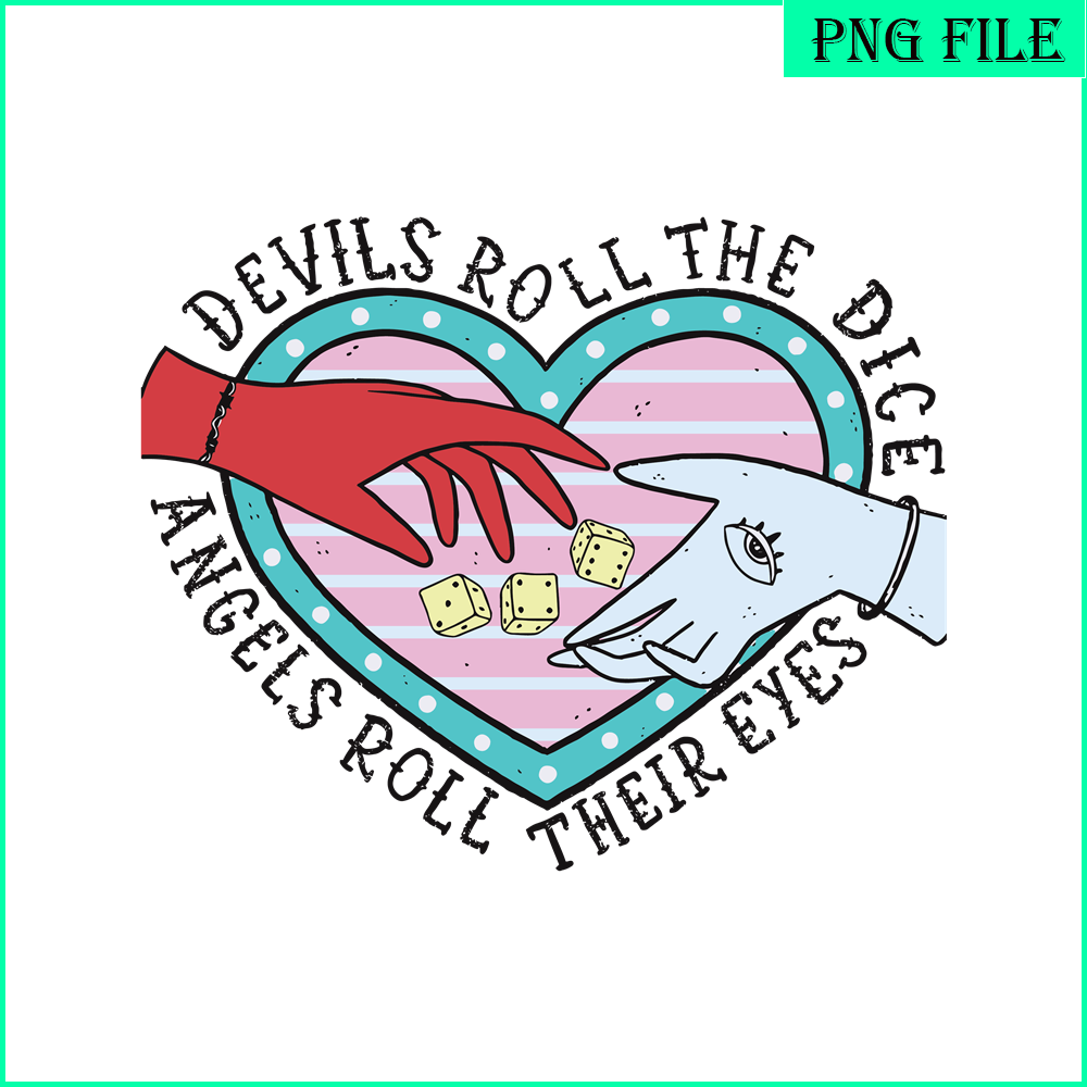 TLS13112364-Devil Roll The Dice SVG PNG DXF PDF EPS, Angel SVG, Roll The Eyes SVG.png