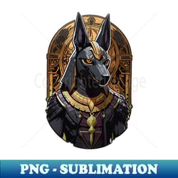 anubis ancient egyptian deity - instant sublimation digital download - bold & eye-catching