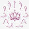 yoga embroidery pattern
