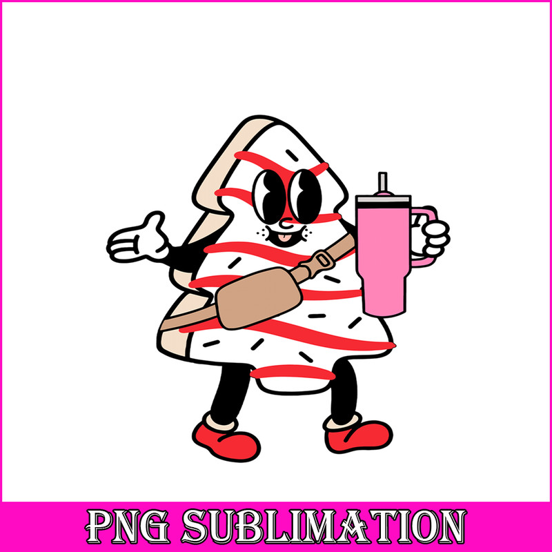 CRM07112398-Out Here Looking Like A Snack Cute Boo Jee Xmas Trees Cakes Png, Boojee Tumbler Inspired Belt Bag Png.png