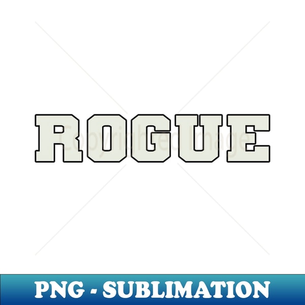 Rogue Lettering Rogue Word - Aesthetic Sublimation Digital File - Revolution - Inspire ...