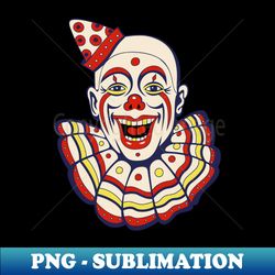 Vintage Circus Clown - Creative Sublimation PNG Download - Bold & Eye-catching