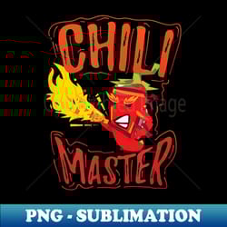 chili master food contest cook off red pepper - artistic sublimation digital file - vibrant and eye-catching typography