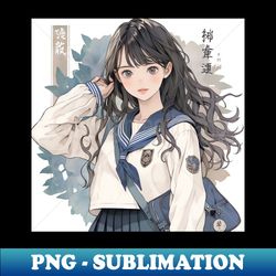 Beautiful Highschool Girl - Signature Sublimation PNG File - Perfect for Sublimation Art
