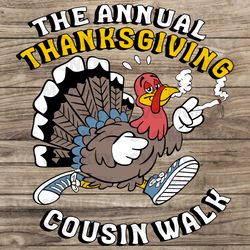 The Annual Thanksgiving Cousin Walk SVG EPS DXF PNG