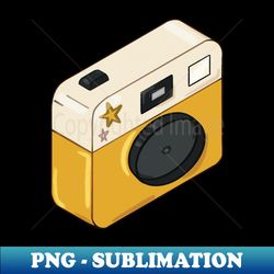 Click Cute Retro Camera Photographer Art - PNG Transparent Sublimation Design - Create with Confidence