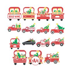 christmas truck svg bundle, christmas truck svg, truck svg, christmas svg, holiday svg, instant download