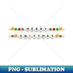 Merry Swiftmas Friendship Bracelets - PNG Transparent Sublimation Design - Unleash Your Creativity